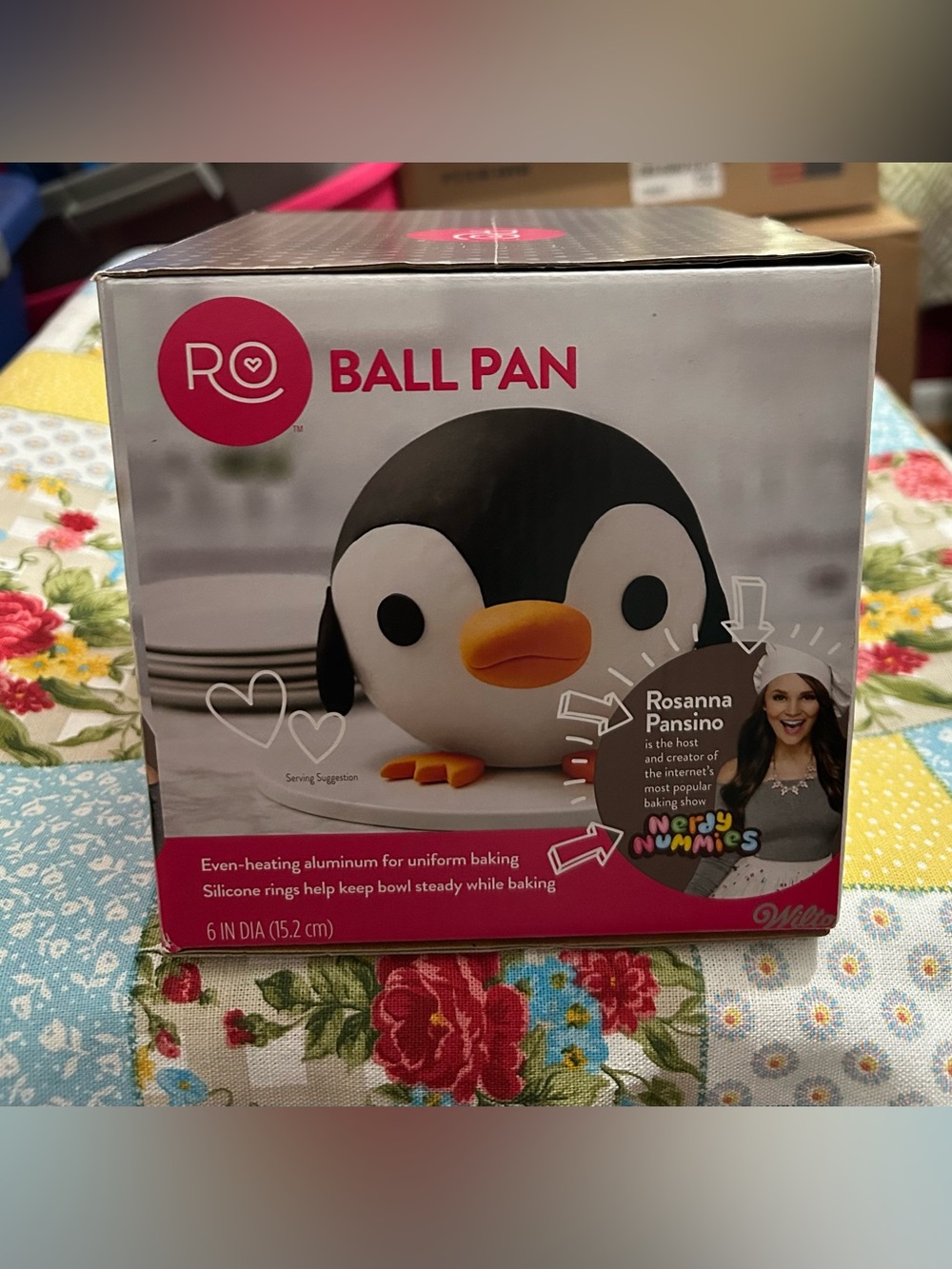 Wilton Rosanna Pansino Ball Pan - Pink, Brown, White
